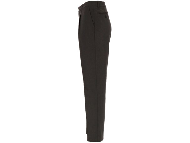 Pantalón de vestir Damon con pinzas y tejido sarga profesional detalle 4