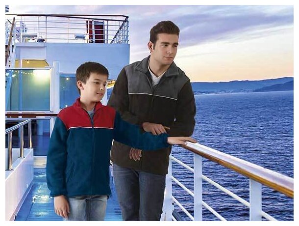 Chaqueta polar de colores combinados Valento