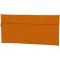 Estuche Flower canvas impermeable para material escolar Naranja fiesta