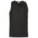 Camiseta unisex de tirantes algodón Valento personalizada negra