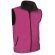 Chaleco de cuello alto multicapa Valento fucsia barato