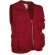 chaleco con multiples bolsillos en colores valento personalizado rojo