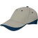 Gorra bicolor tuxton valento personalizada a tu estilo Blanco/azul marino orion