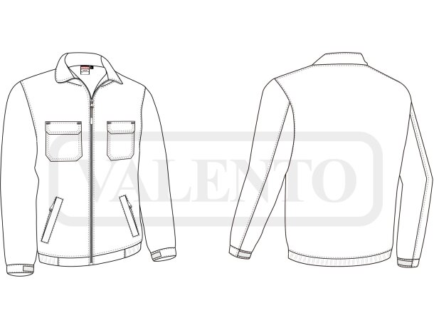 Chaqueta softshell Avalon cortavientos tres capas detalle 2