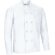 Chaqueta chef Roast manga larga sarga algodón poliéster Blanco
