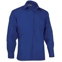 Camisa de hombre de trabajo con manga larga Valento azul royal