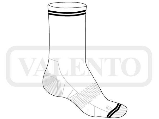 Calcetín deportivo Tucson con sujeción elástica y aireación detalle 1