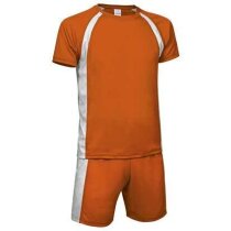 conjunto de fútbol camiseta mas pantalón colores surtidos Valento naranja