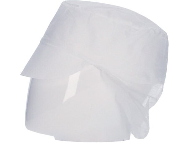 Gorra desechable Fork con visera para cocina y hostelería detalle 3