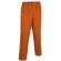 Pantalón clásico sanitario con cremallera Valento naranja