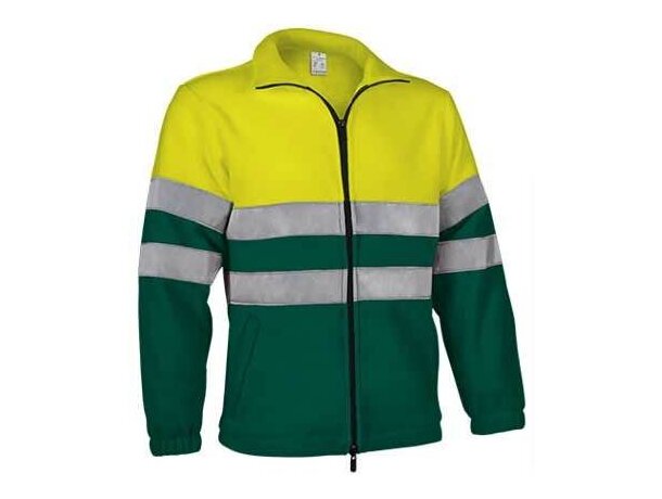 Sudadera de tejido polar con antireflectante Valento personalizada