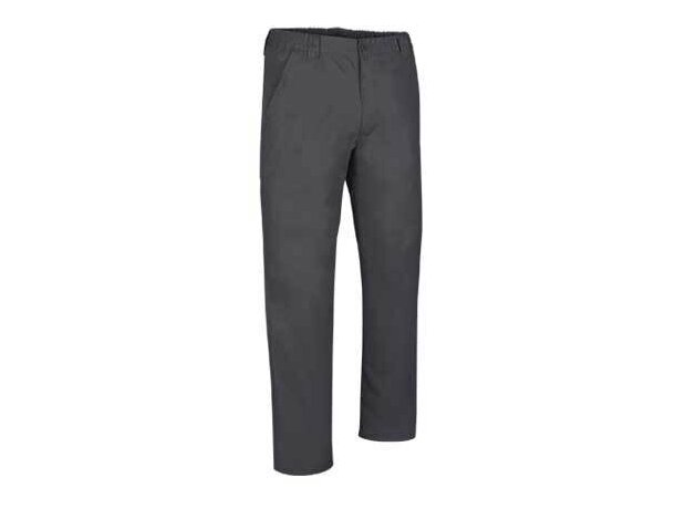 Pantalón laboral de corte clásico para hombre Valento gris personalizada