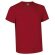 Camiseta unisex cuello redondo de Valento 190 gr Valento roja