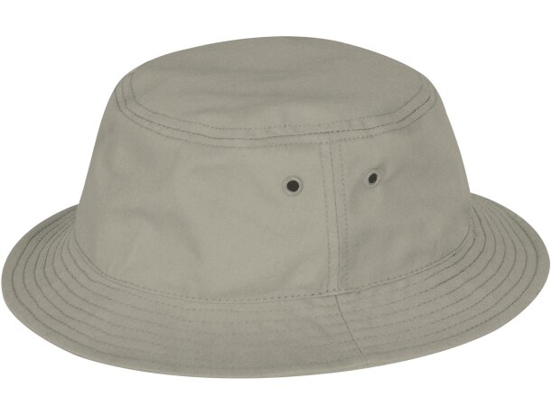 Gorro con logo Jones beige algodón poliéster ala flexible 60 cm detalle 1