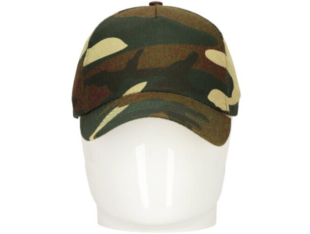 Gorra camuflaje jungle valento publicitaria detalle 2