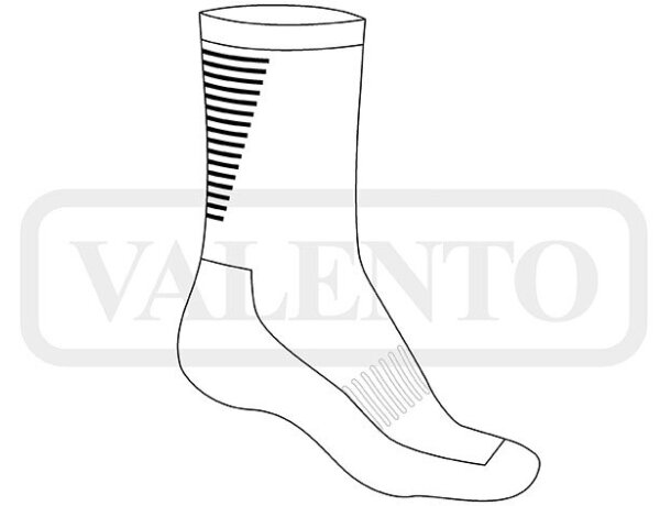 Calcetín deportivo Bolt con refuerzos y transpirabilidad detalle 1