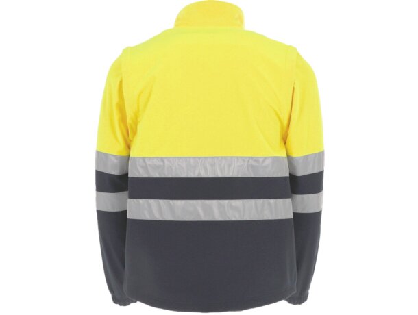 Chaqueta desmontable de alta visibilidad Brampton softshell detalle 4