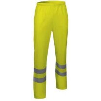 Pantalón cómodo de poliester con reflectantes Valento amarillo alta visibilidad personalizado