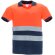 Polo alta visibilidad Delaware bicolor con bandas reflectantes detalle 2