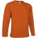 Sudadera poliéster 300 g/m2 Open Naranja fiesta