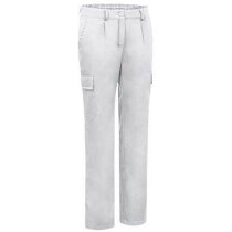 Pantalón multibolsillos resistente de mujer Valento blanco personalizado