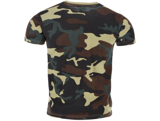 Camiseta manga corta grabada 100% algodón ring spun 160 g/m2 Jungle detalle 4