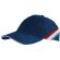 Gorra motivos bandera de España Valento blanca grabada
