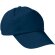 Gorras bicolor de 100% algodón 180 g/m2 Promotion Azul marino orion