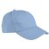 Gorra básica en algodón Valento azul claro