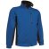 chaqueta tecnica en soft shell valento personalizada azul