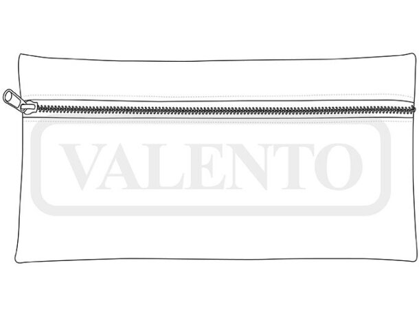 Estuche Flower canvas impermeable para material escolar detalle 1
