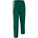 Pantalón laboral de poliéster Matchpoint Blanco/verde botella