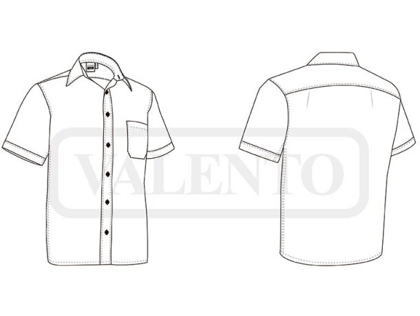 Camisa algodón 115 g/m2 Oporto detalle 1