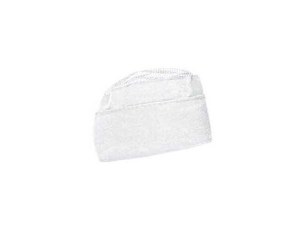 Gorro tipo barco de sarga para cocinar Valento blanco Gorro tipo barco de sarga para cocinar Valento blanco