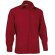 Camisa de hombre de trabajo con manga larga Valento personalizada roja