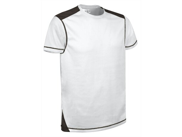 Camiseta técnica Brickplus poliéster transpirable bicolor detalle 5