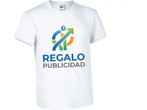 Camiseta corporativa Racing de algodón 160g con cuello adaptable detalle 1