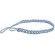 Pulsera promocional cordón poliéster 400 g/m2 Harold Azul celeste