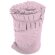 Manta pequeña polar para cuna Valento rosa barata