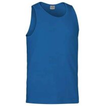 Camiseta unisex de tirantes algodón Valento azul claro