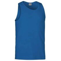 Camiseta unisex de tirantes algodón Valento azul claro Camiseta unisex de tirantes algodón Valento azul claro