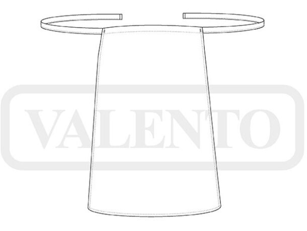 Delantal de cocinero algodón 210 g/m2 Merlot detalle 1