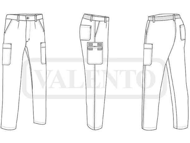 Pantalón costuras reforzadas detalle 1