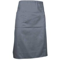 delantal largo con amplio bolsillo Valento personalizado gris