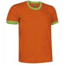 Camiseta Combi manga corta Niño Colores Valento naranja-verde personalizado