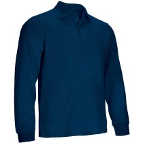 Polo manga larga Valiant blanco para uniformes