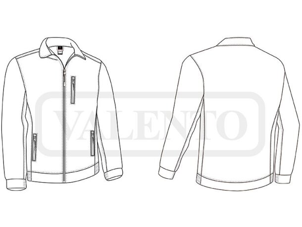 Chaqueta softshell PEAK Valento detalle 1