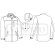 Parka Thunder impermeable bicolor con capucha y acolchado rombos detalle 1