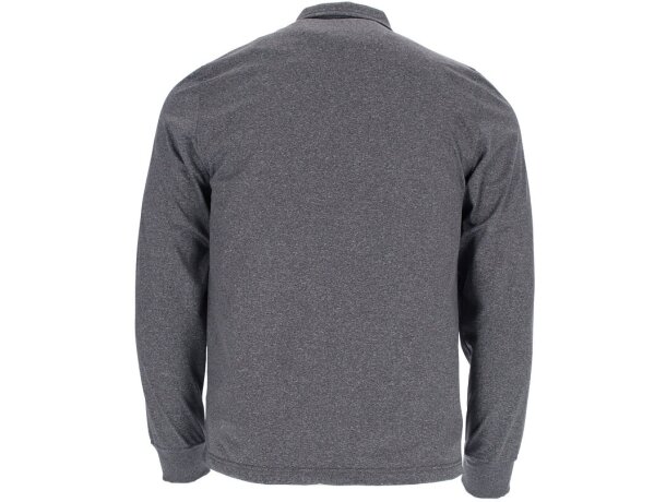 Polo técnico Europa cuello cisne cremallera transpirable detalle 4