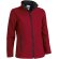 Chaqueta softshell Cecile de tres capas con cremallera central